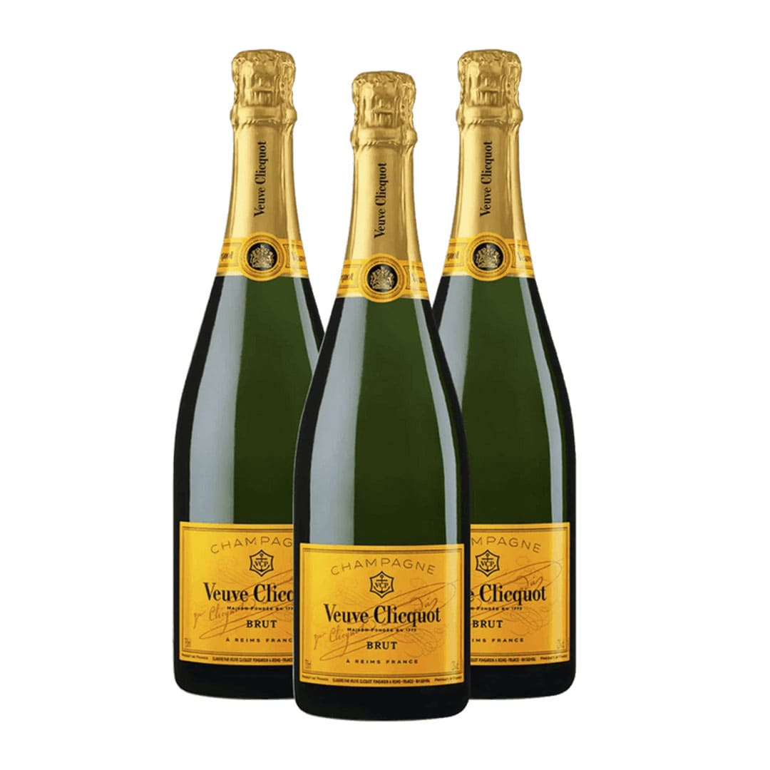 Kit 3 Champagne Veuve Clicquot Brut