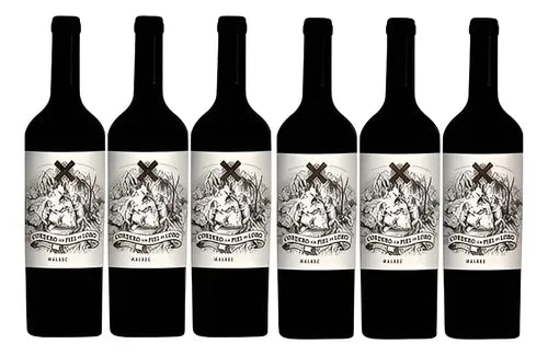 Kit 6 Vinhos Cordero Con Piel de Lobo Malbec 750ml